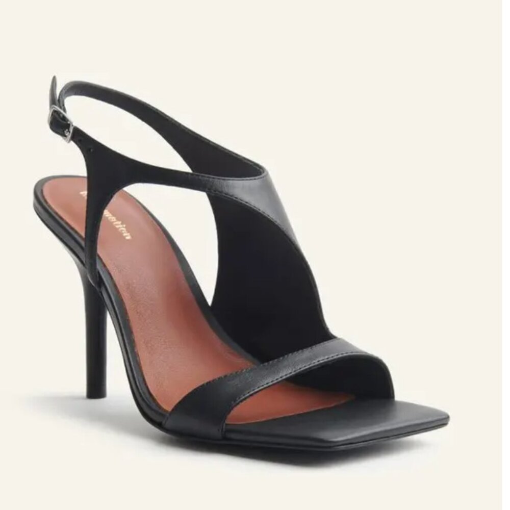 REFORMATION Women's Cutout High Heel Sandal - Black size 9